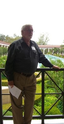 Ron at the Getty Villa