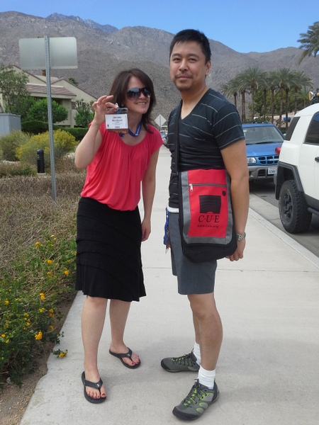 Mark and Jennie at CUE