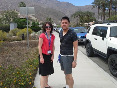 Mark and Jennie at CUE 2