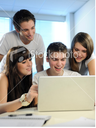 Students Working