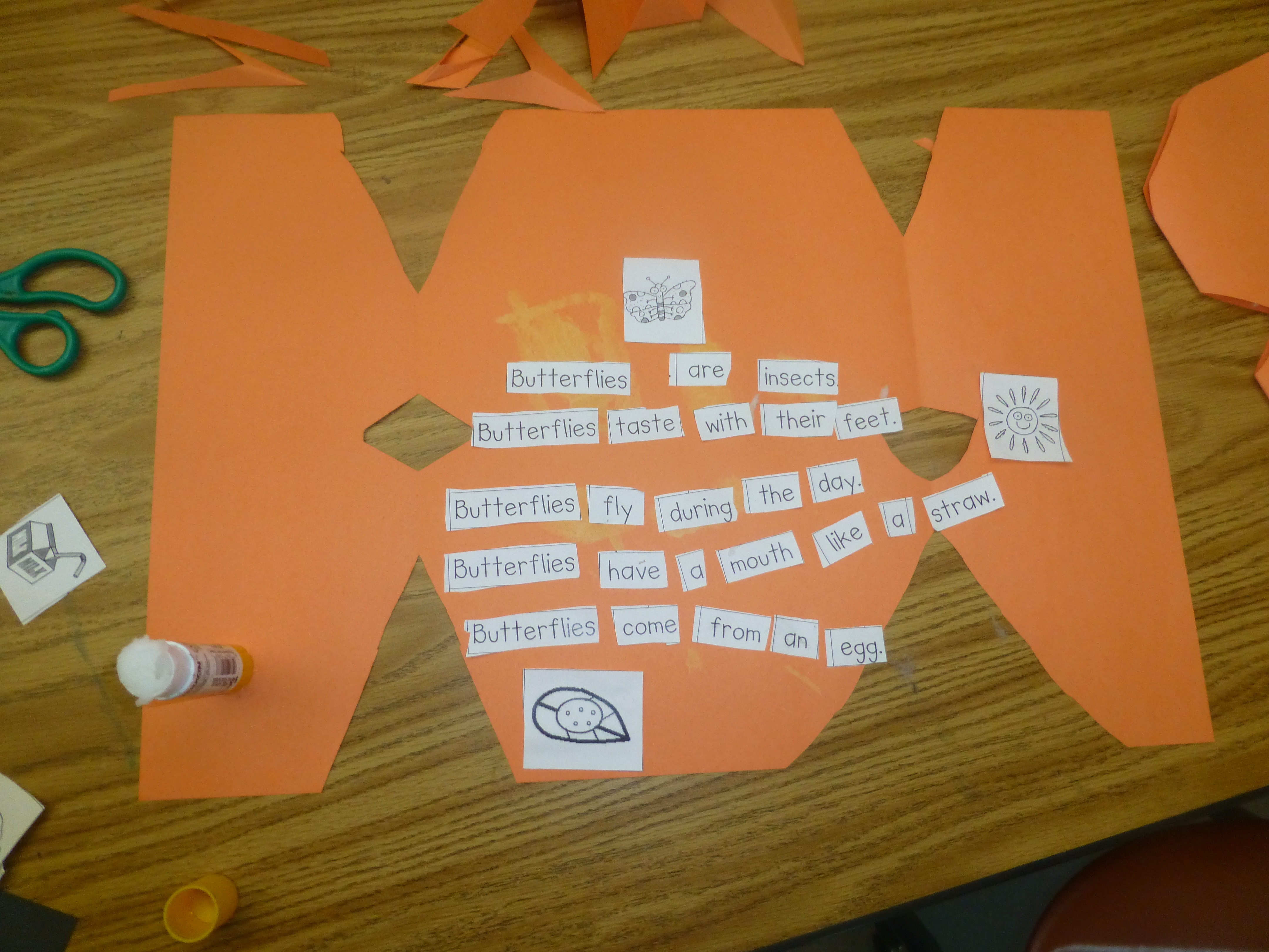 Butterfly language arts