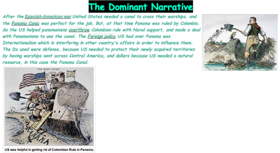 Student Defining Counter-narratives in US History