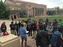 Hawkins students at the UCLA Social Justice University Tour