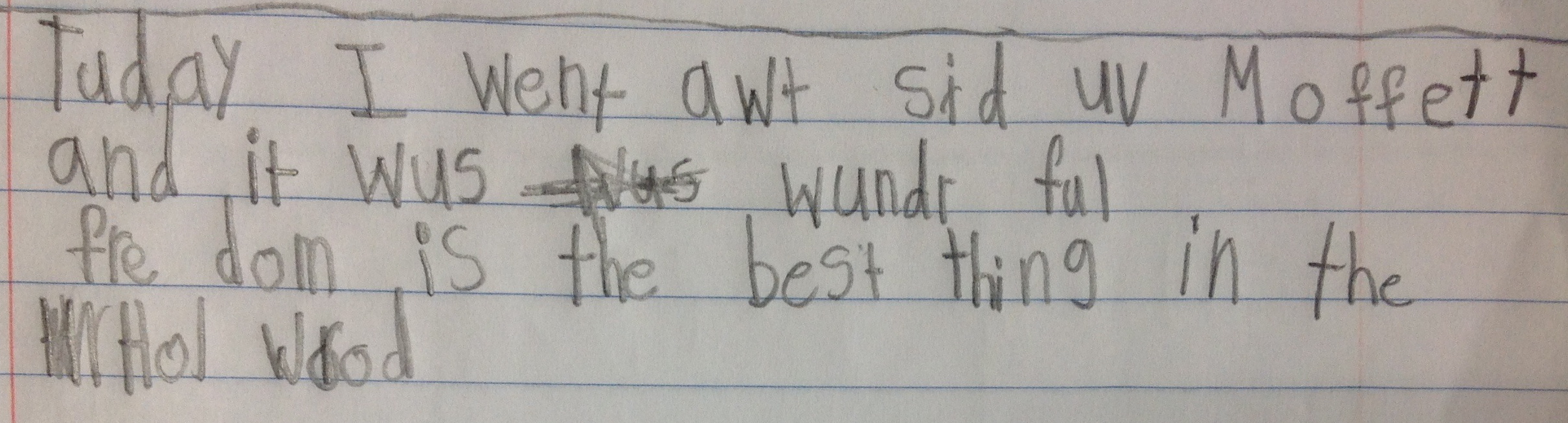 quote from a student