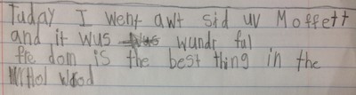 quote from a student
