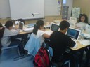Students Working on Powerpoint