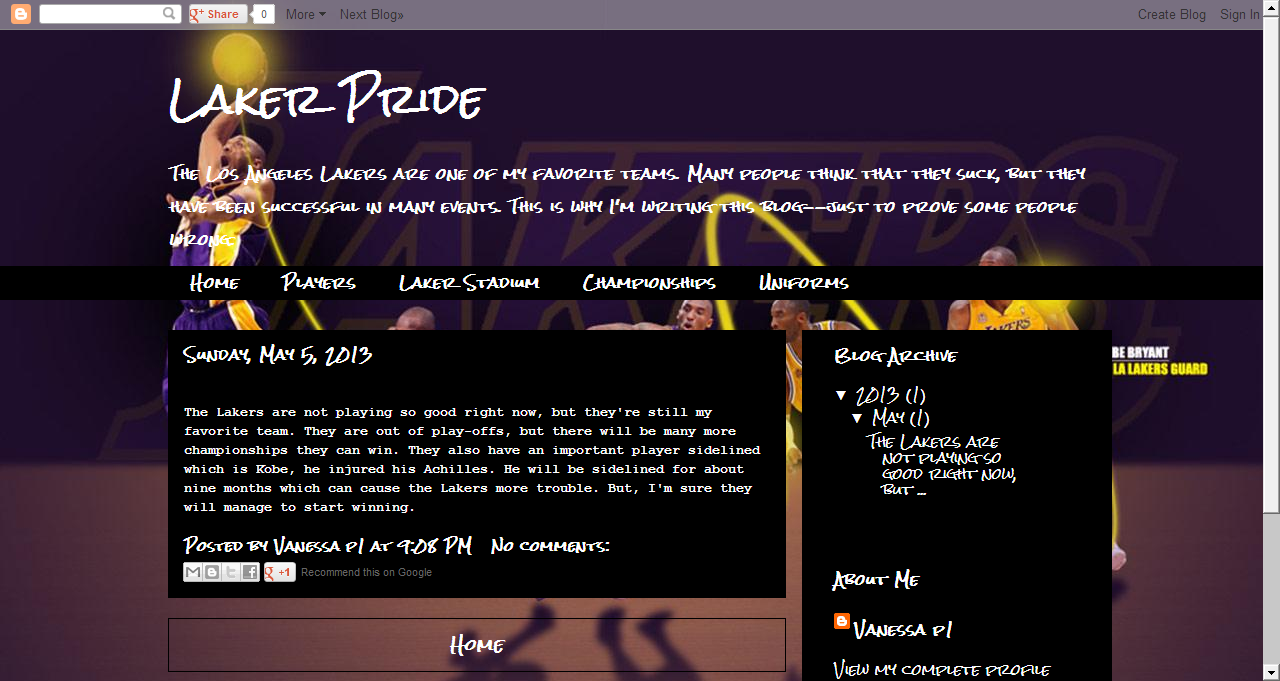 Vanessa's Blog