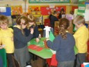 Children working together in a classroom