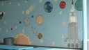 School Aerospace Mural Scene