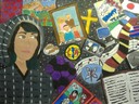 Student Art Work from Symbolic Self-Portrait Unit