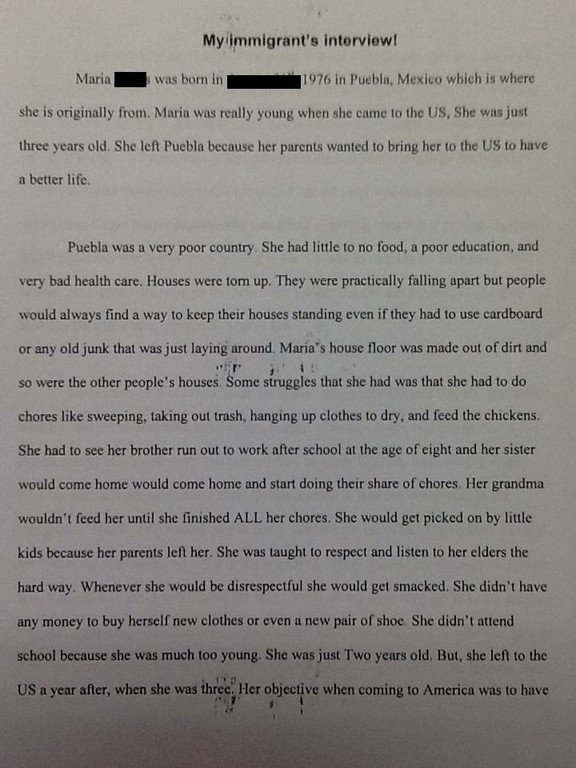 Student Narrative 3