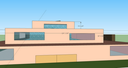 Digital sketchup model of a sustainable structure 2