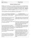 Dialogue Journal: Hiroshima