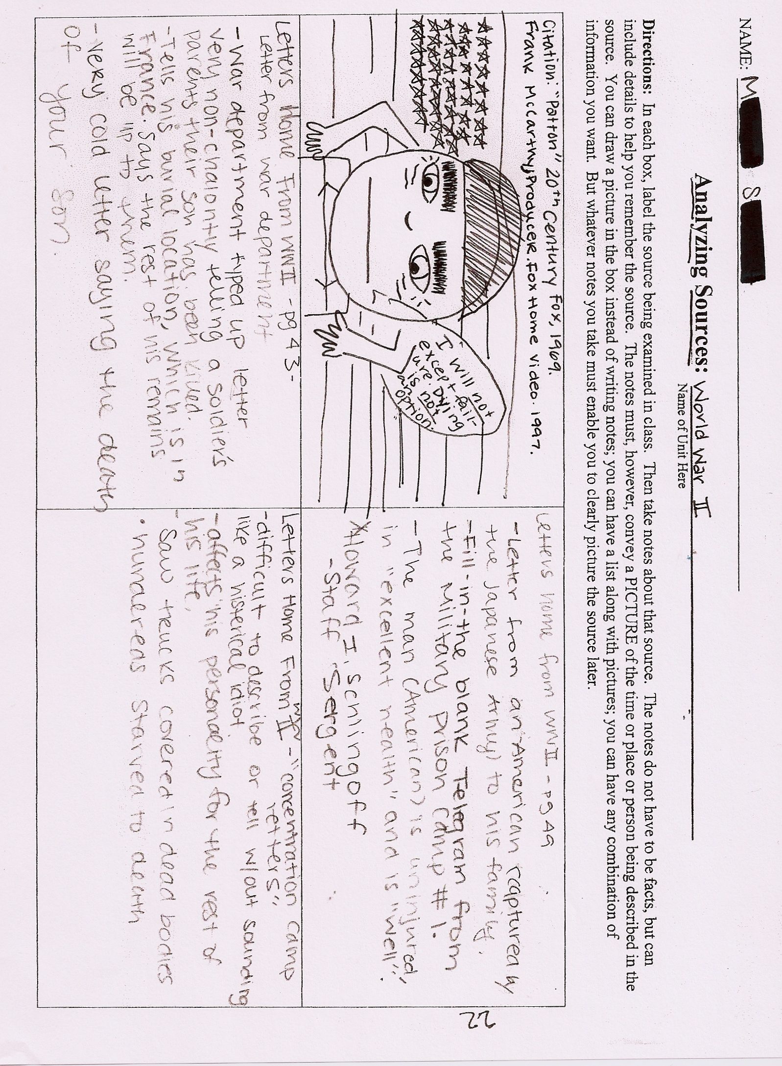 WWII Picturing Past Sample 3