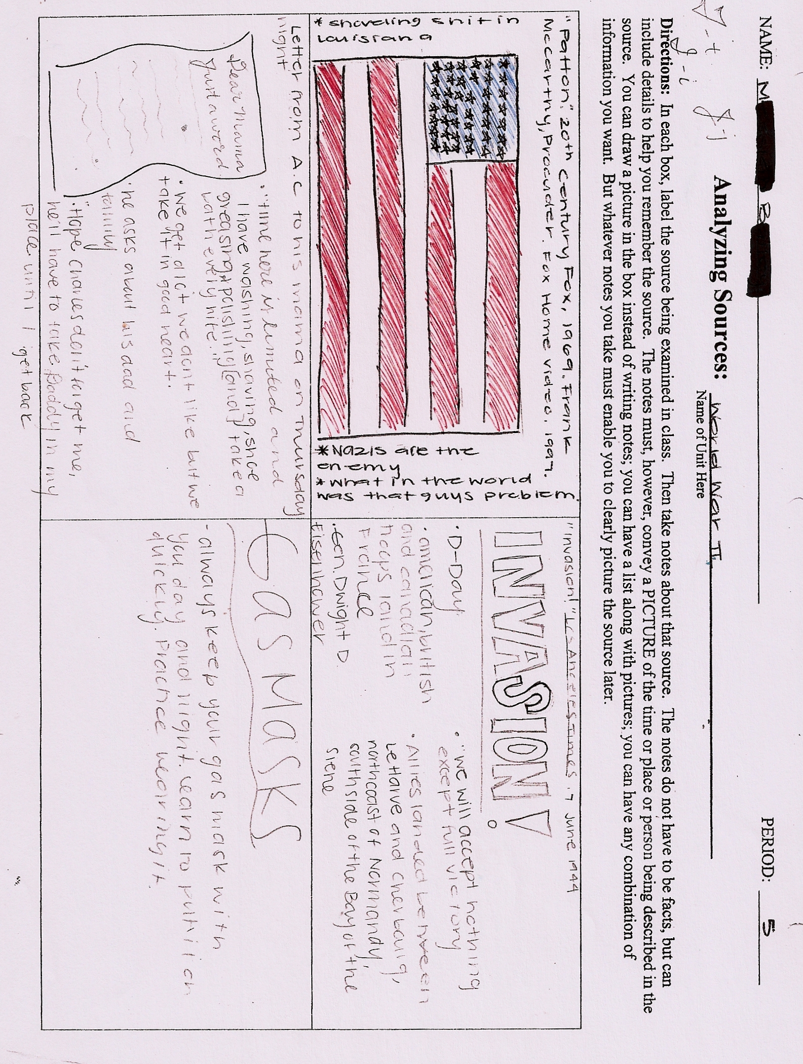 WWII Picturing Past Sample 2