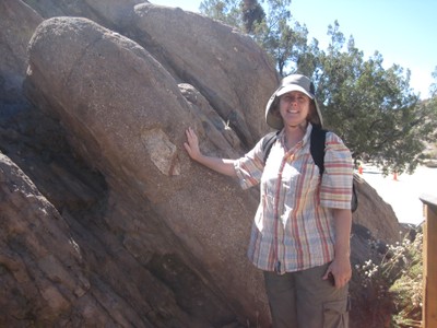 Alex at Vasquez Rocks