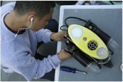 Preparing the ROV