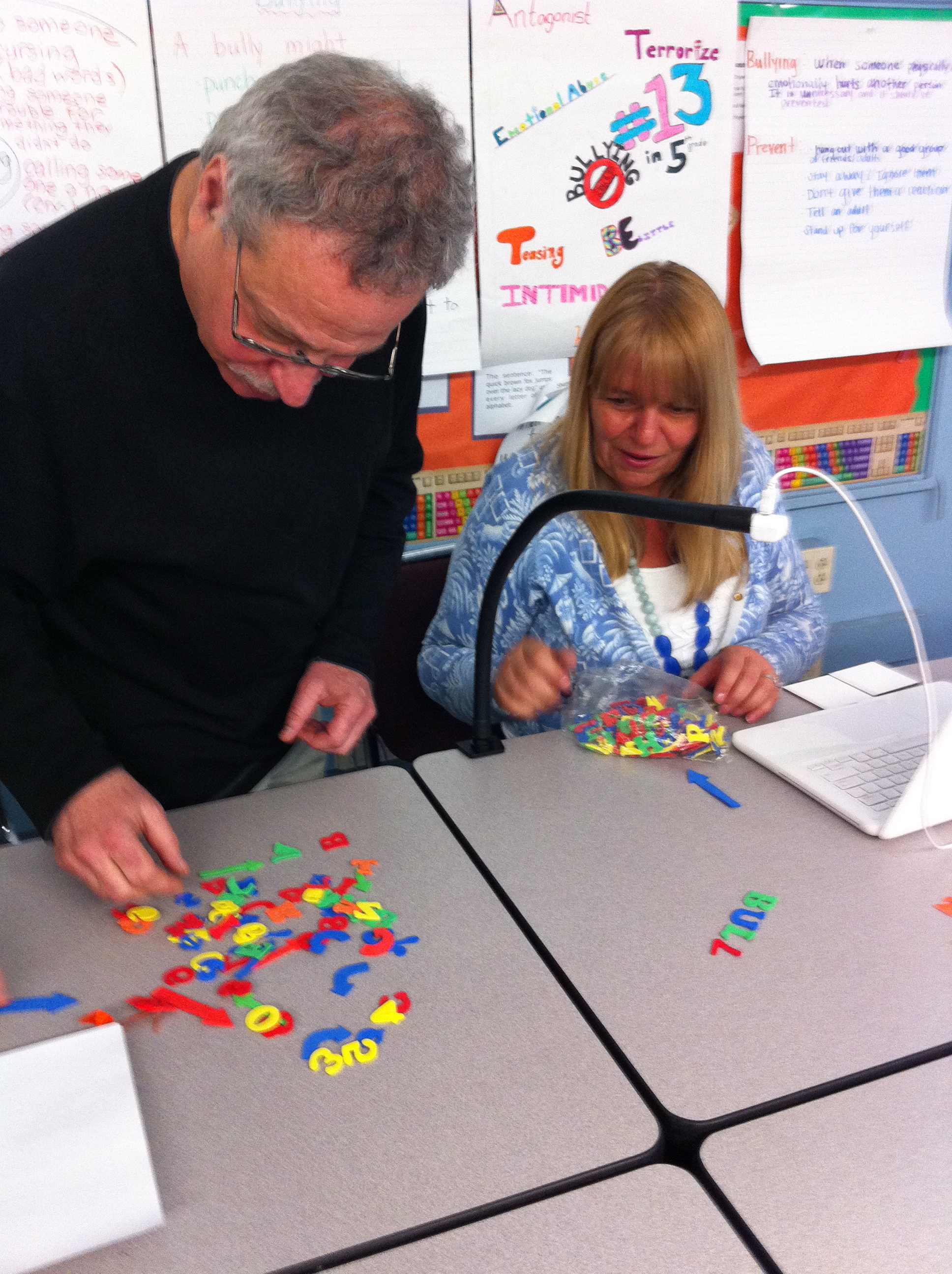 Teaching other teachers about our new technology