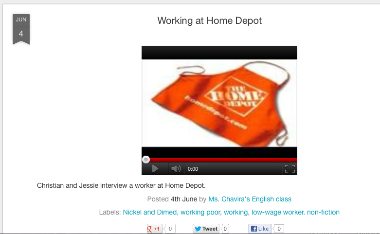 Screen Shot of an audioslide show