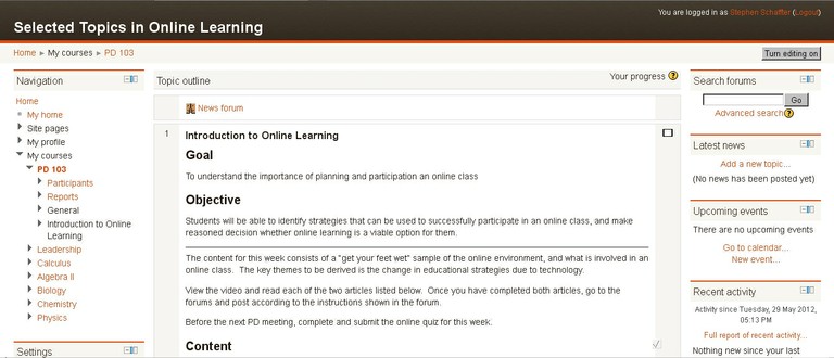 Moodle - PD