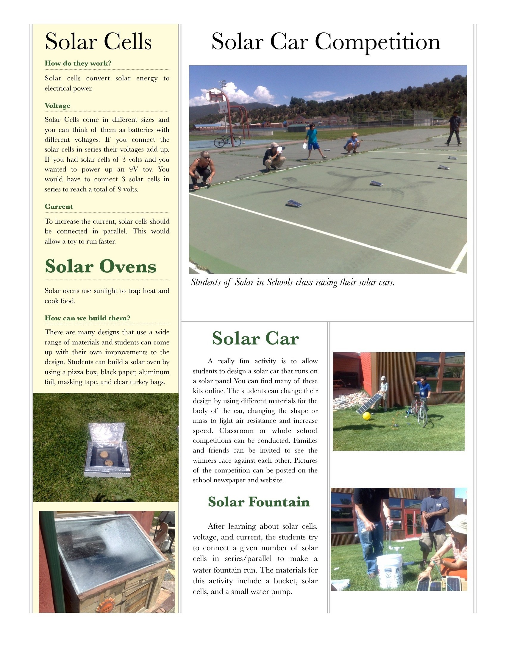 Solar in the Classroom