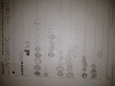 Student Work, 1 Math Rack